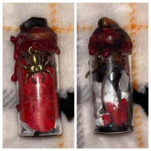 10ml Gothic Spell Jar for Love and Passion